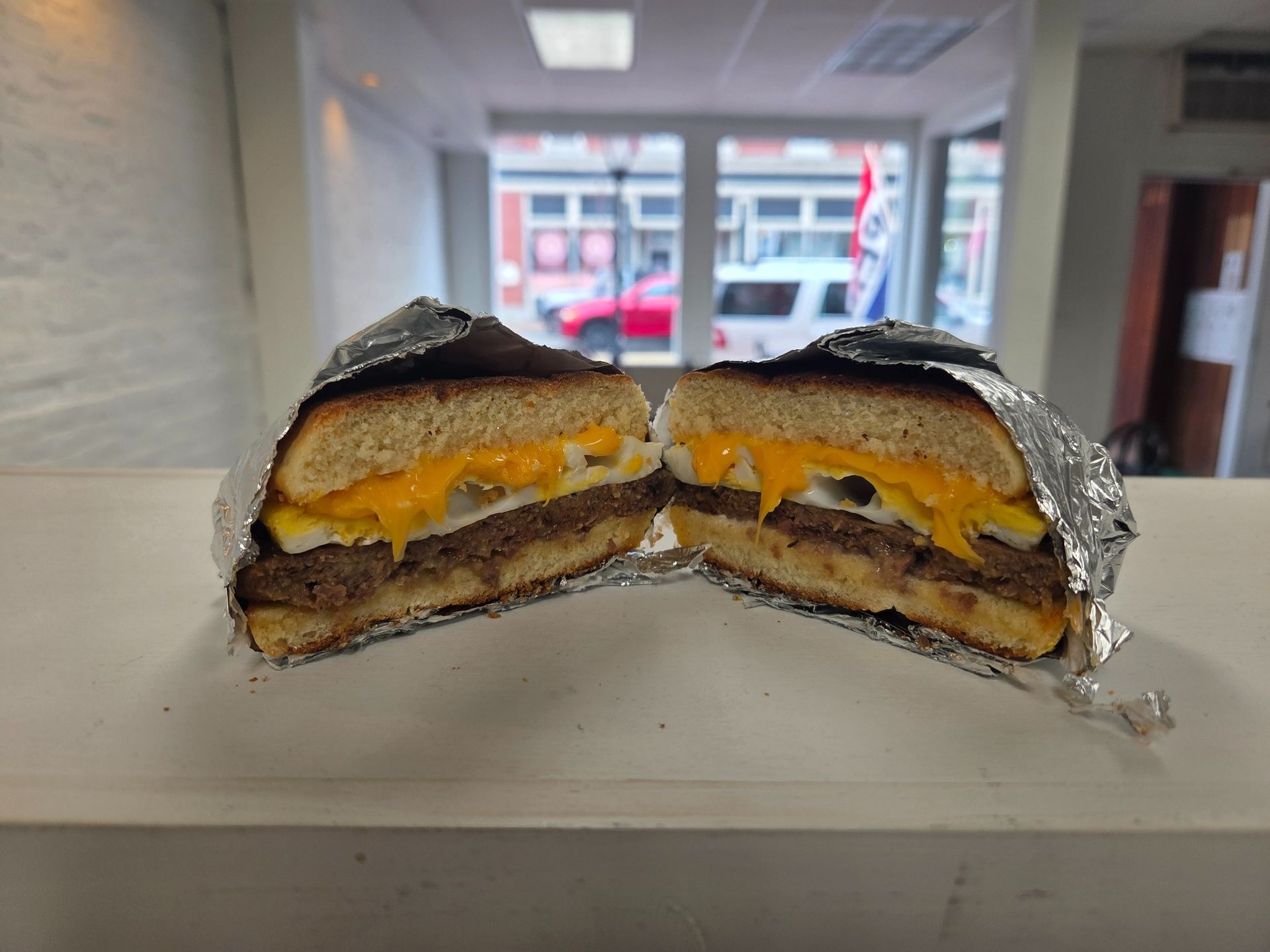 Breakfast sandwich